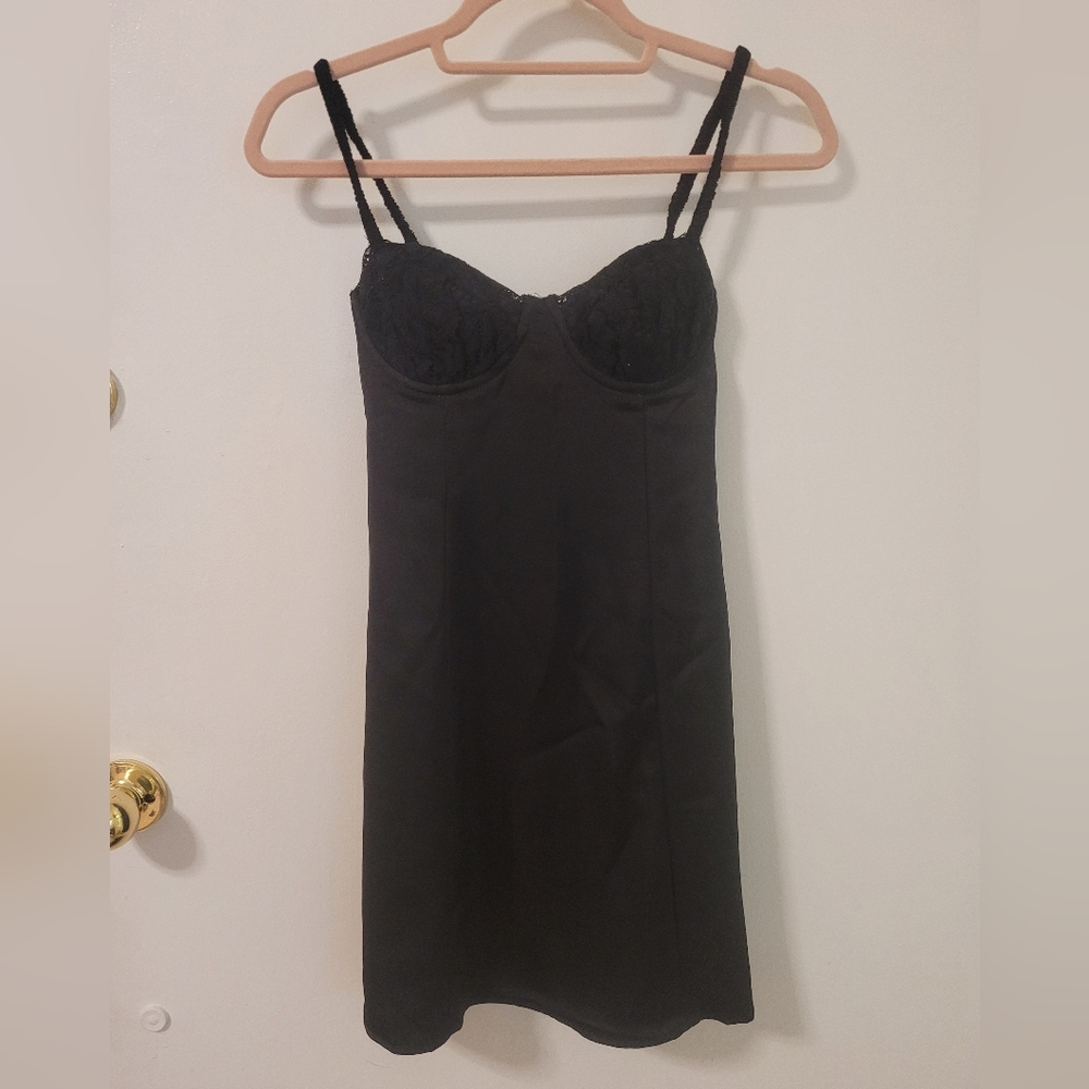 XS lingerie style mini dress